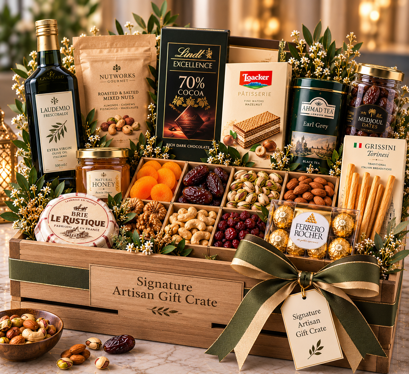 Özel Tasarım Gurme Hediye Sandığı – Premium